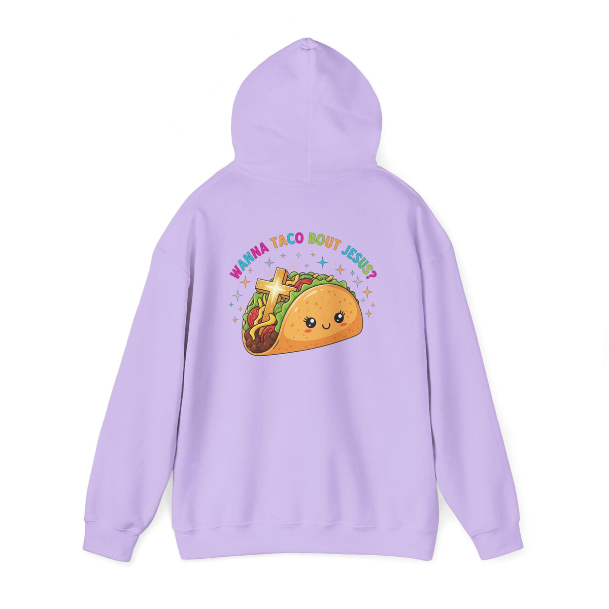 Wanna Taco 'Bout Hoodie – Cozy Christian Pun Hoodie for Faith & Fun Printify