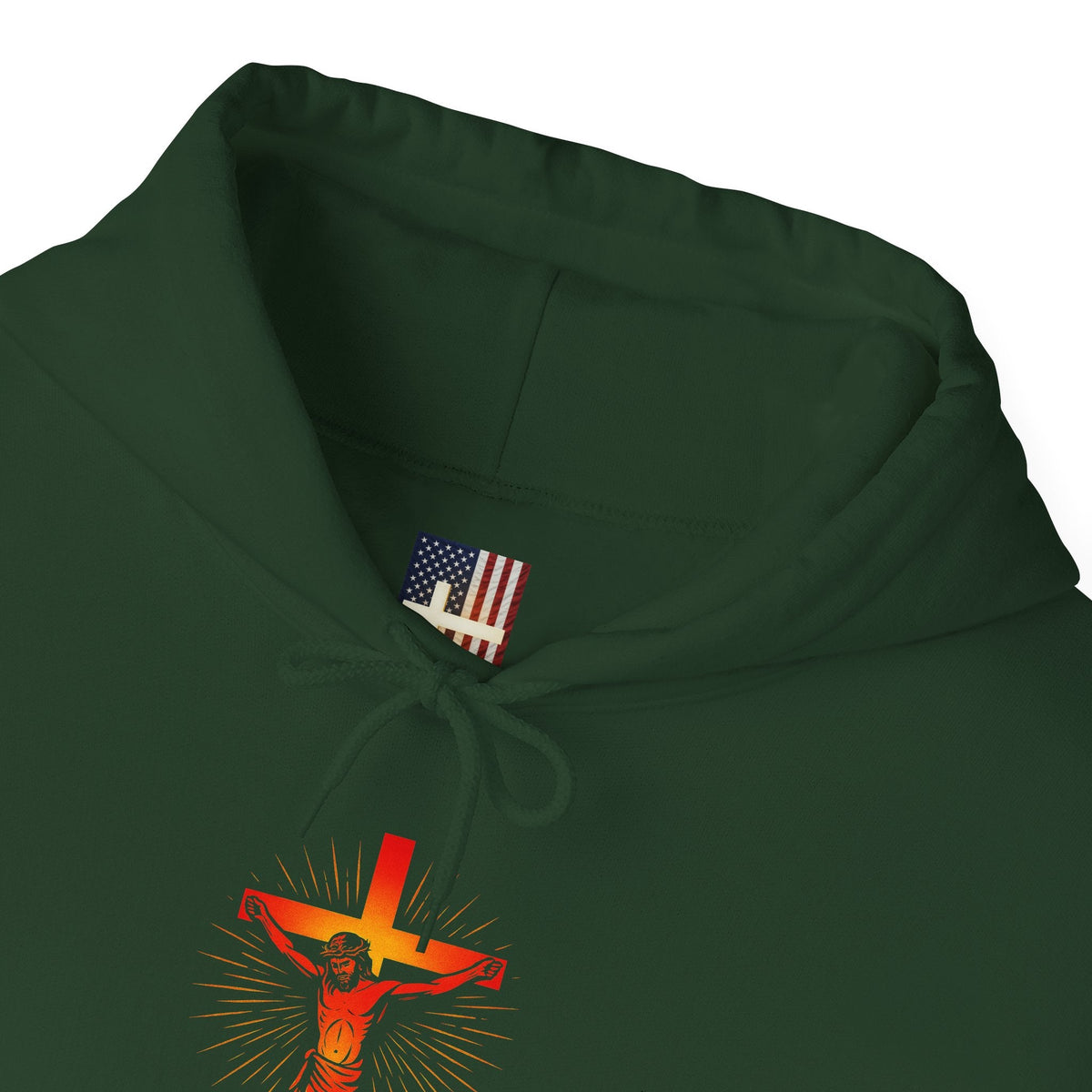 Unashamed Hoodie – Romans 1:16 Crucifixion Christian Sweatshirt for Bold Unwavering Faith Printify