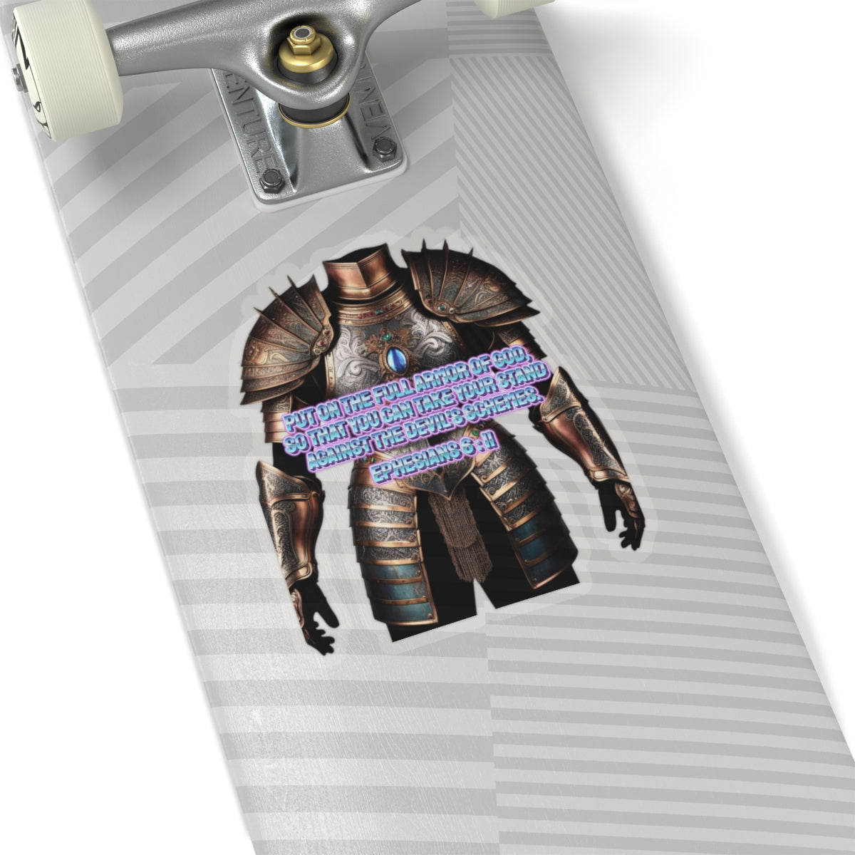 Religious Graphic Armor Of God Design - Kiss-Cut Stickers Printify