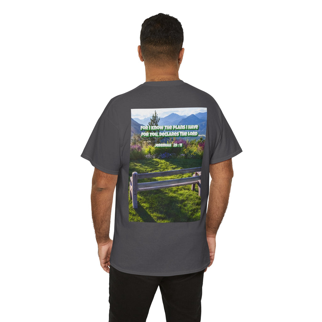 Bible Verse Unisex Tee -  Jeremiah 29 : 11 Printify