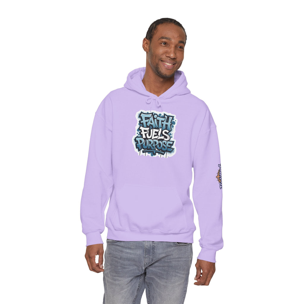 Faith Fuels Purpose Hoodie – Inspirational Christian Sweatshirt for Divine Drive & Unstoppable Belief Printify