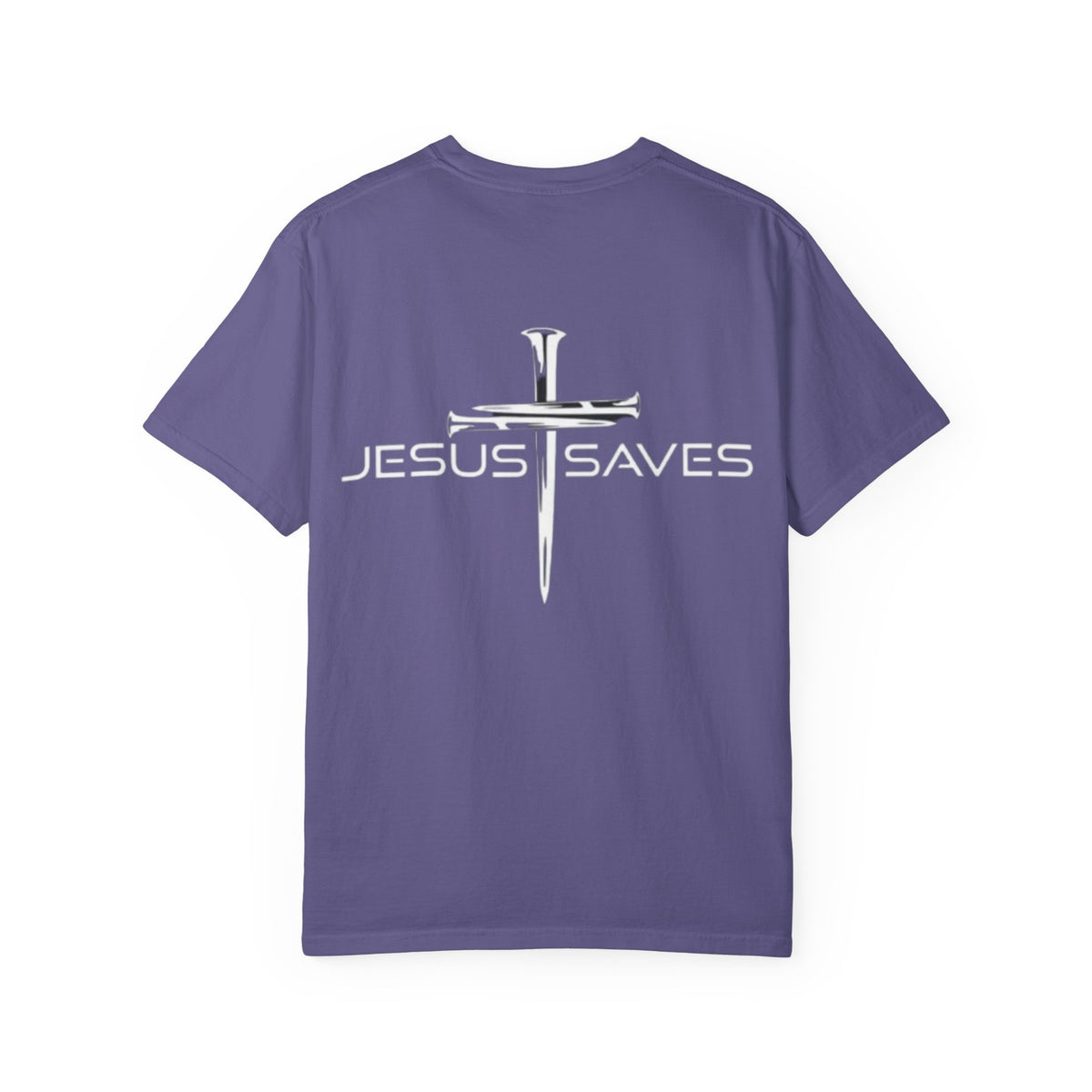 Jesus Saves T-shirt – 3 Nails Crucifix Cross Christian T-shirt for Redemption Faith & Bold Salvation