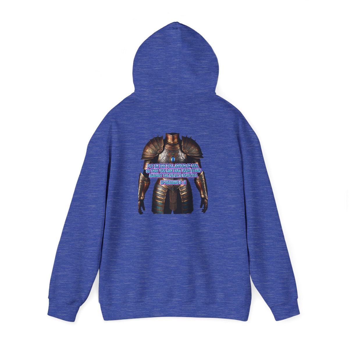 Religious Graphic Armor Of God Design - Unisex Heavy Blend™ Hooded Sweatshirt Printify