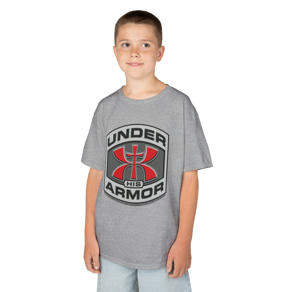 Under HIS Armor Christian T-Shirt — Faith-Inspired Under Armour Style Printify