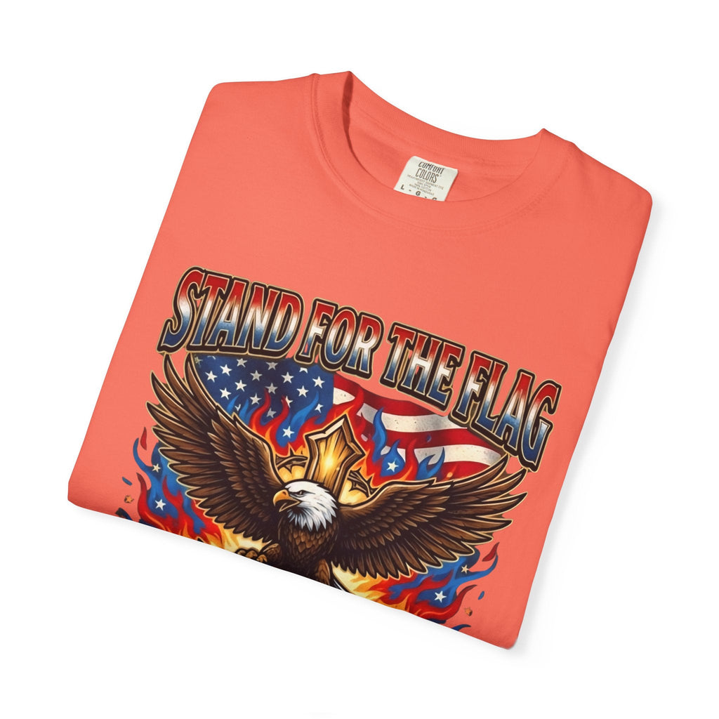 Stand for the Flag Kneel for the Cross T-shirt | Patriotic Eagle T-shirt Printify