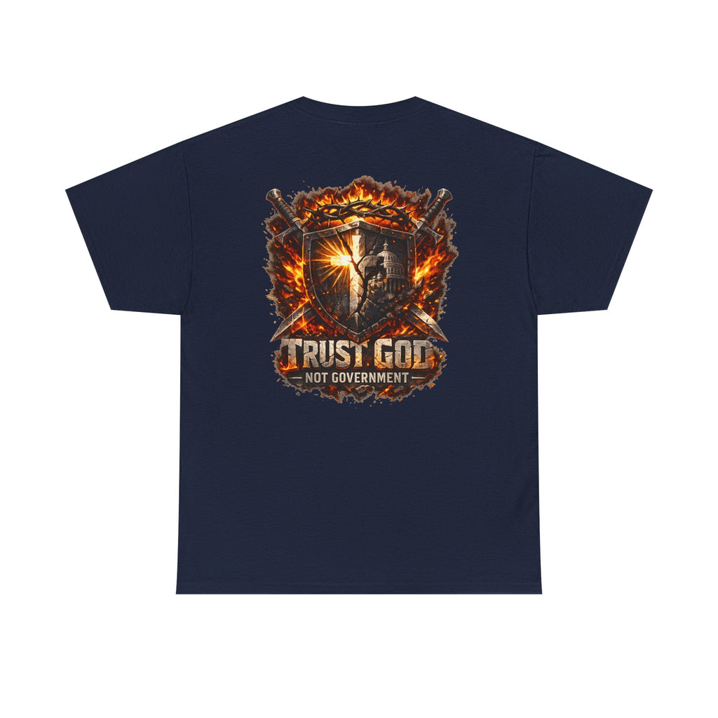 Faith & Freedom Tee — "Trust God Not Government" Patriotic Christian T-Shirt Printify