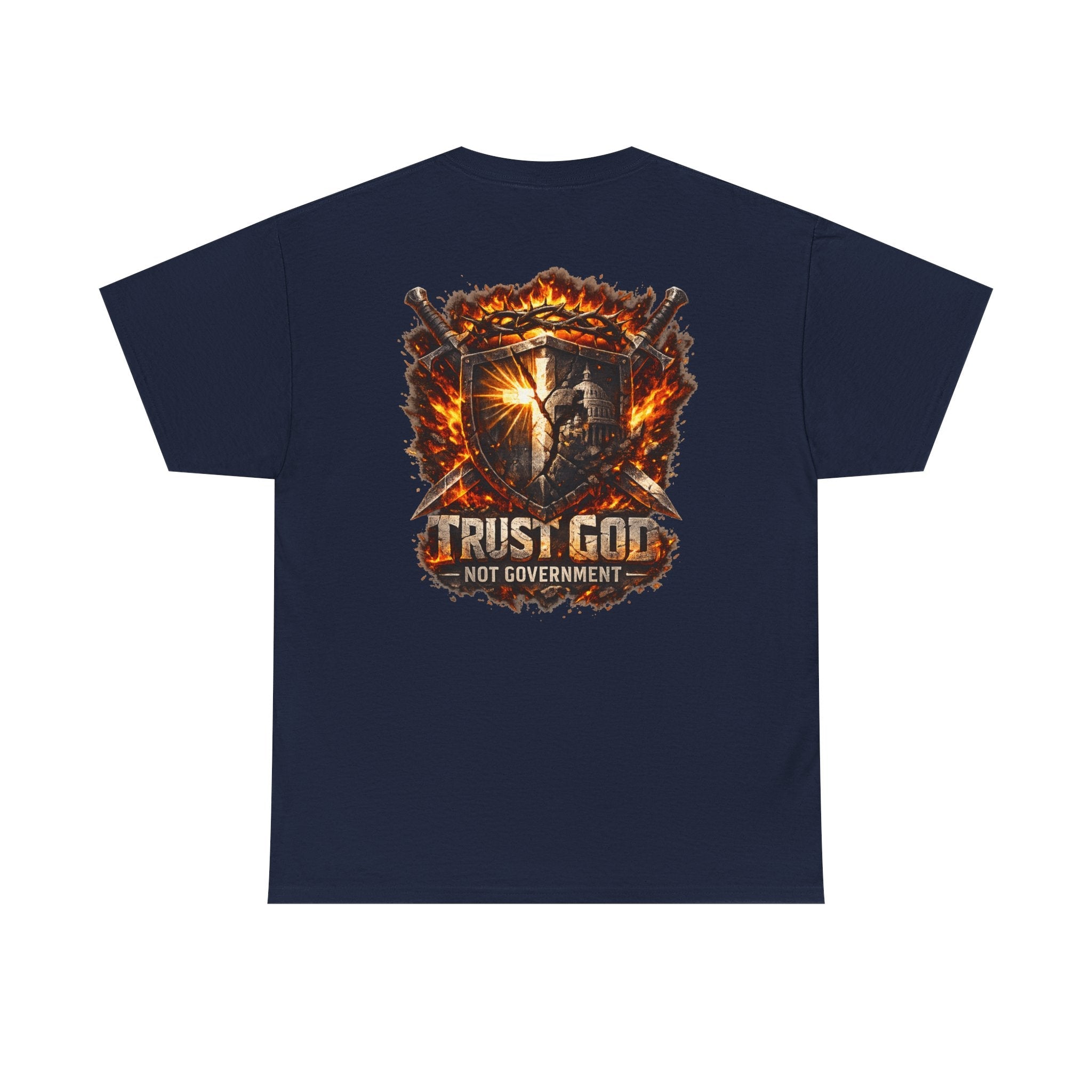 Faith & Freedom Tee — "Trust God Not Government" Patriotic Christian T-Shirt Printify
