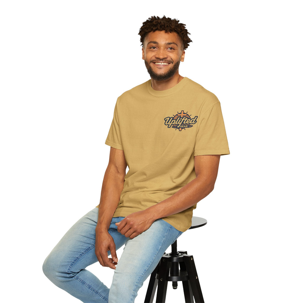 ⚡ Jesus Wasn’t Safe – Neither Am I | Bold Christian T-Shirt | Storm-Walking Faith Tee | Minimalist Black & White Design | Uplifted Gear Printify