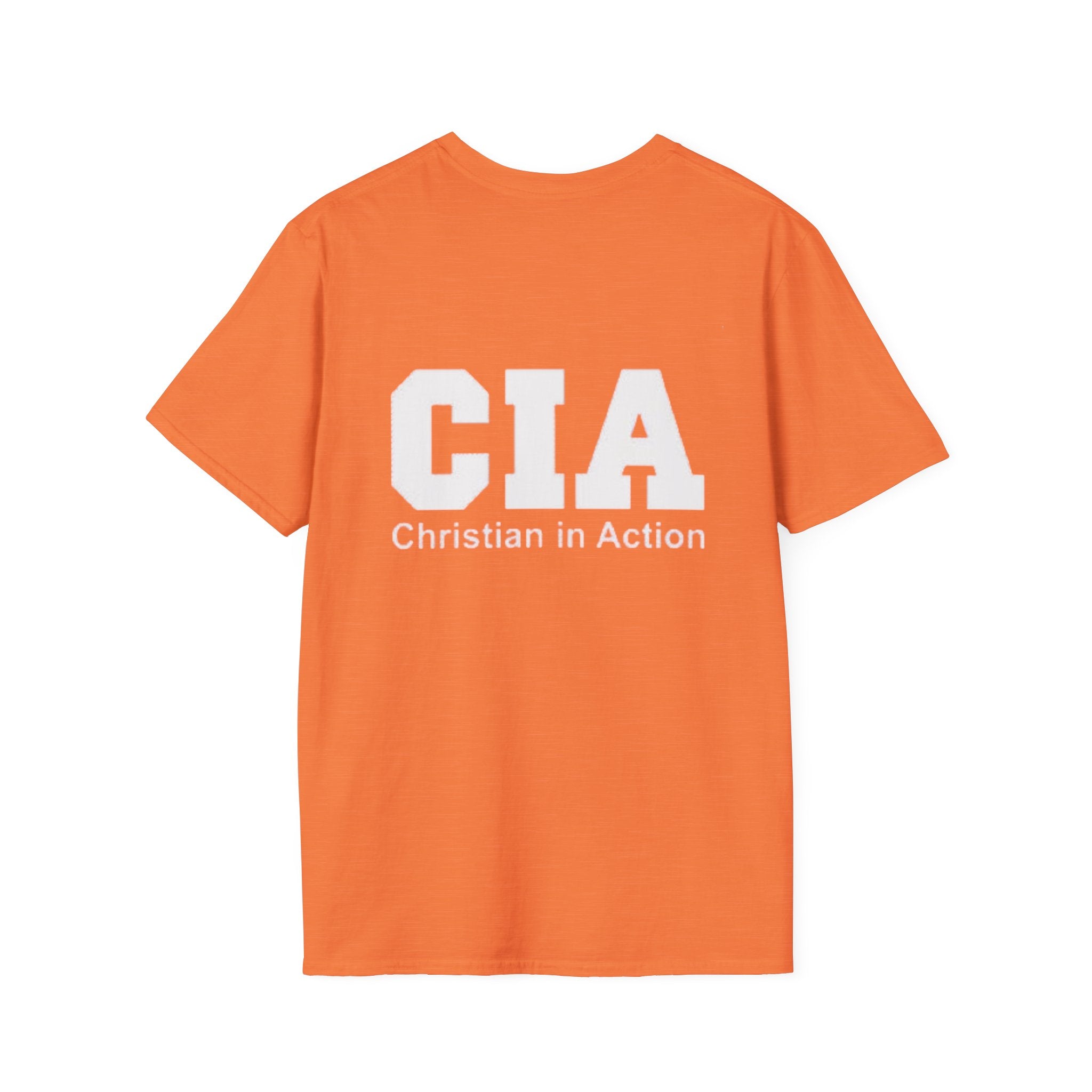 CIA Christian in Action T-shirt - Funny Faith Parody T-shirt - Mission Ready Apparel Printify