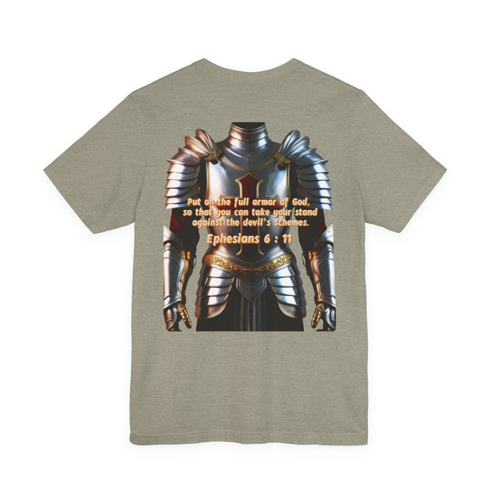Religious Graphic Armor Of God Design - Unisex Jersey Short Sleeve Tee Printify