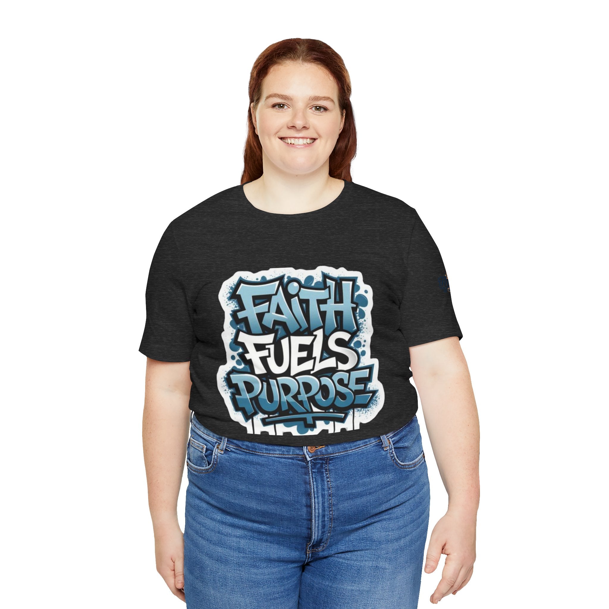 Faith Fuels Purpose T-shirt – Inspirational Christian T-shirt for Divine Drive & Unstoppable Belief Printify