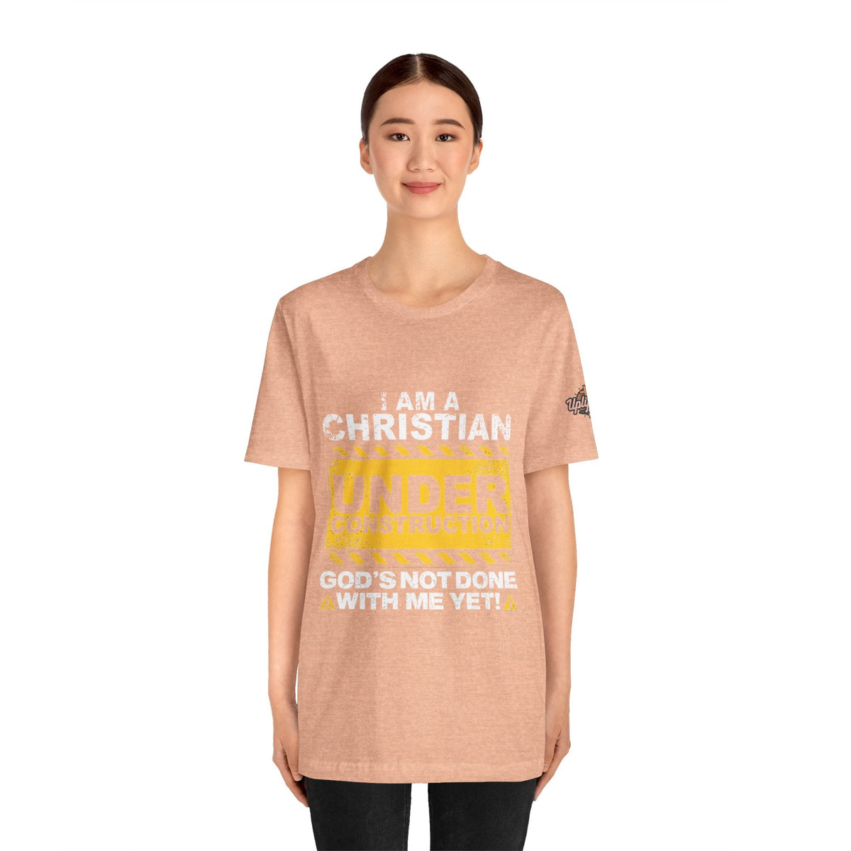 Christian Under Construction T-shirt | God Is Not Done With Me Yet T-shirt Printify