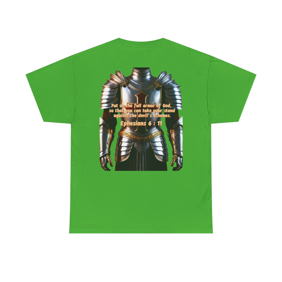 Religious Graphic Armor Of God Design - Unisex Heavy Cotton Tee Printify