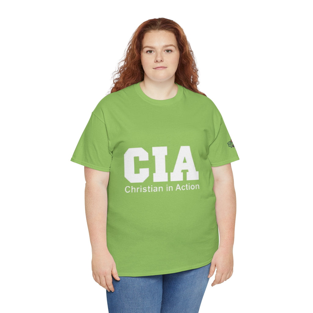 CIA Christian in Action T-shirt - Funny Faith Parody T-shirt - Mission Ready Apparel Printify