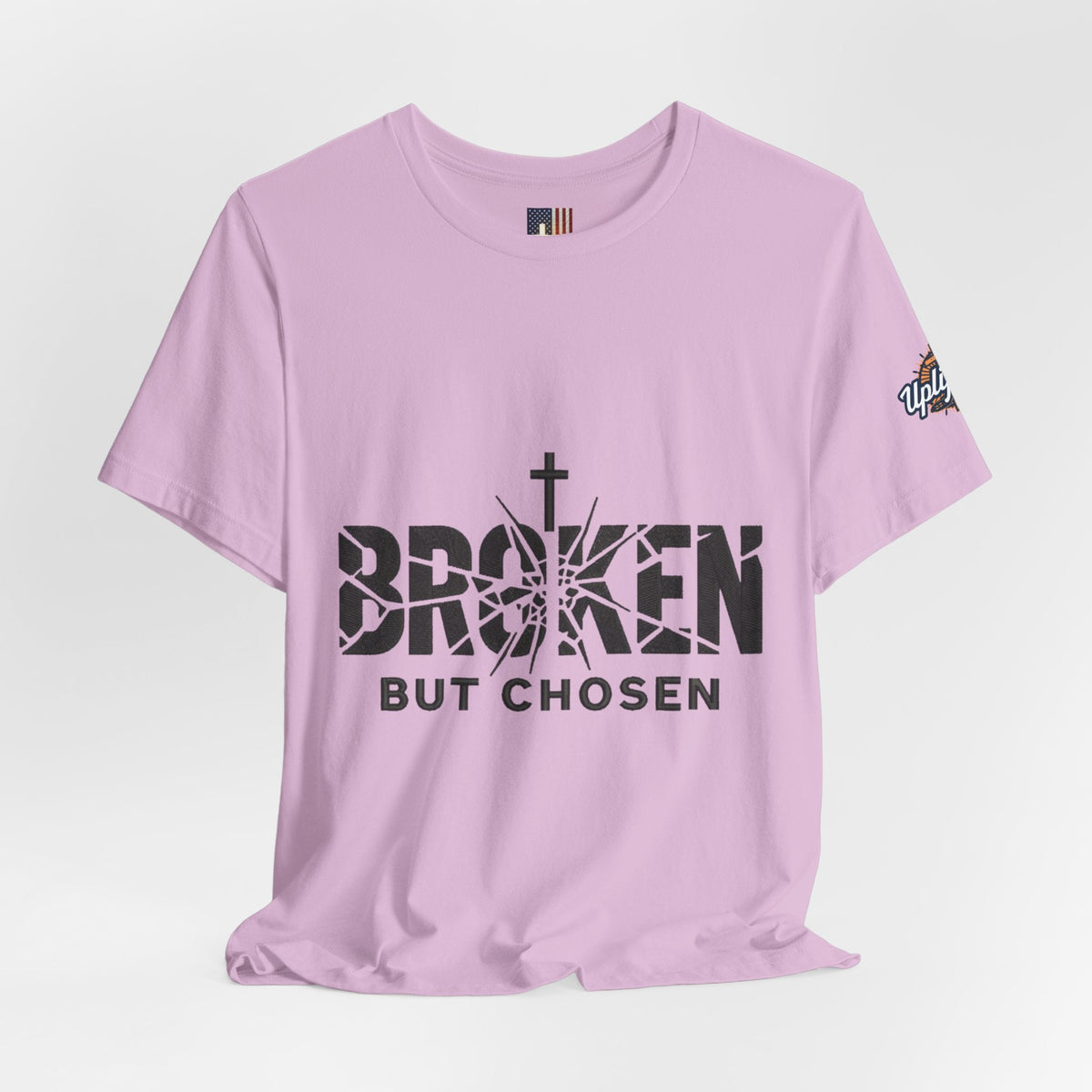 Broken But Chosen T-Shirt — Inspirational Faith Graphic Tee Printify
