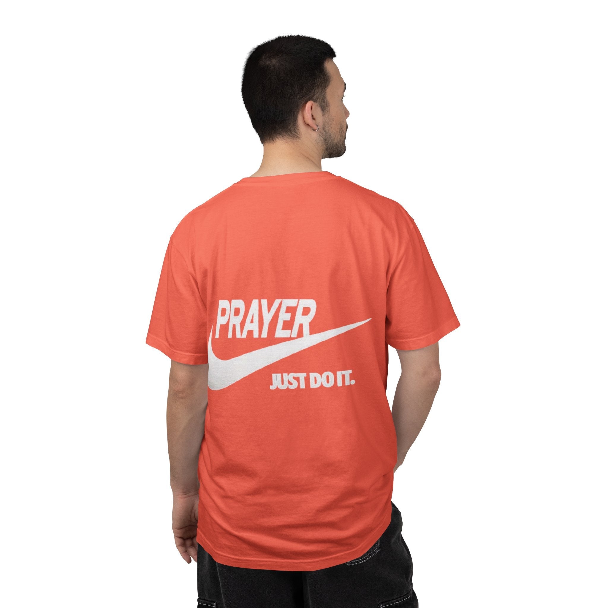 Prayer Just Do It T-shirt - Funny Christian Nike Parody T-shirt - Faith Gear Printify