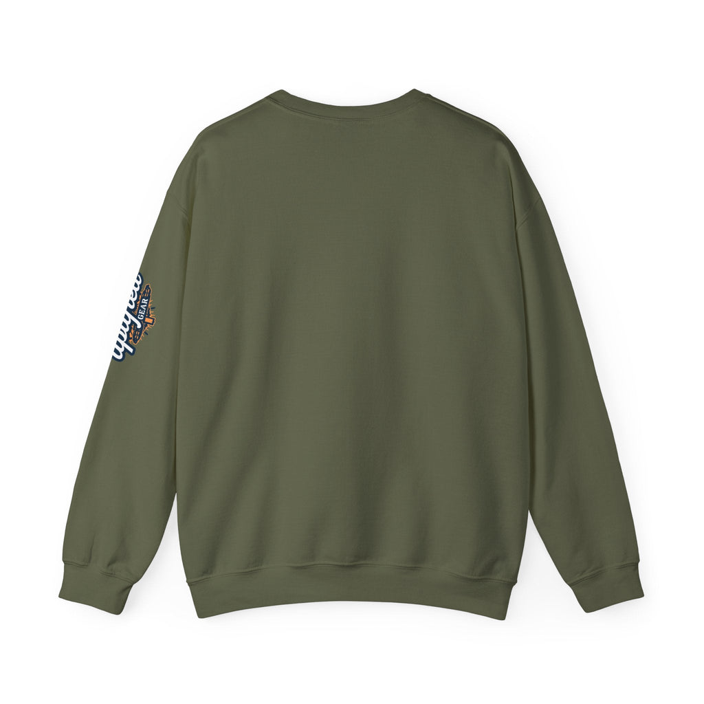 Abide Jesus Sweatshirt — Vintage 'The Dude' Religious Graphic Sweatshirt Printify