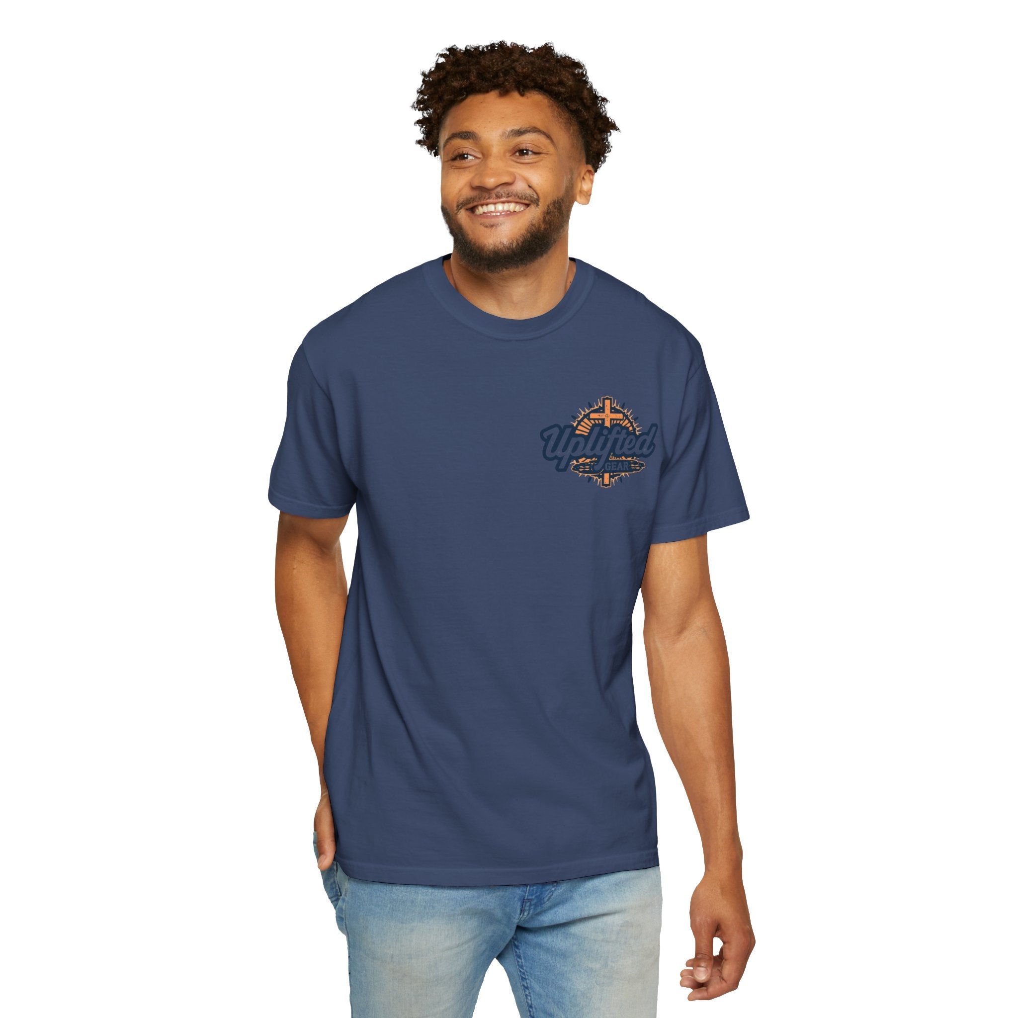 Christ is King T-Shirt – Bold Crown & Cross Christian Tee for Unashamed Faith Printify