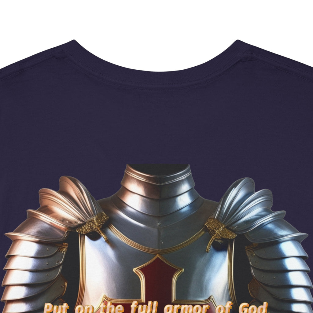 Religious Graphic Armor Of God Design - Unisex Heavy Cotton Tee Printify
