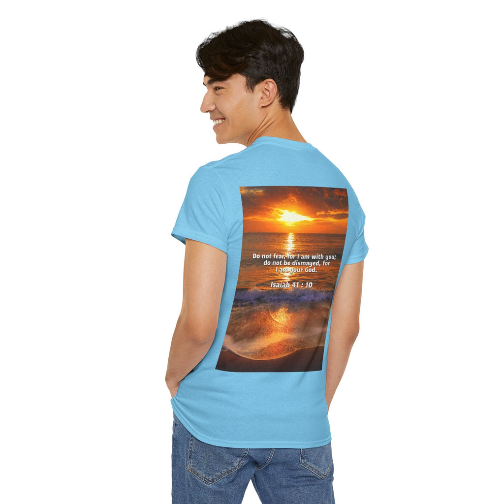 Bible Verse Unisex Tee -  Isaiah 41 : 10 Printify