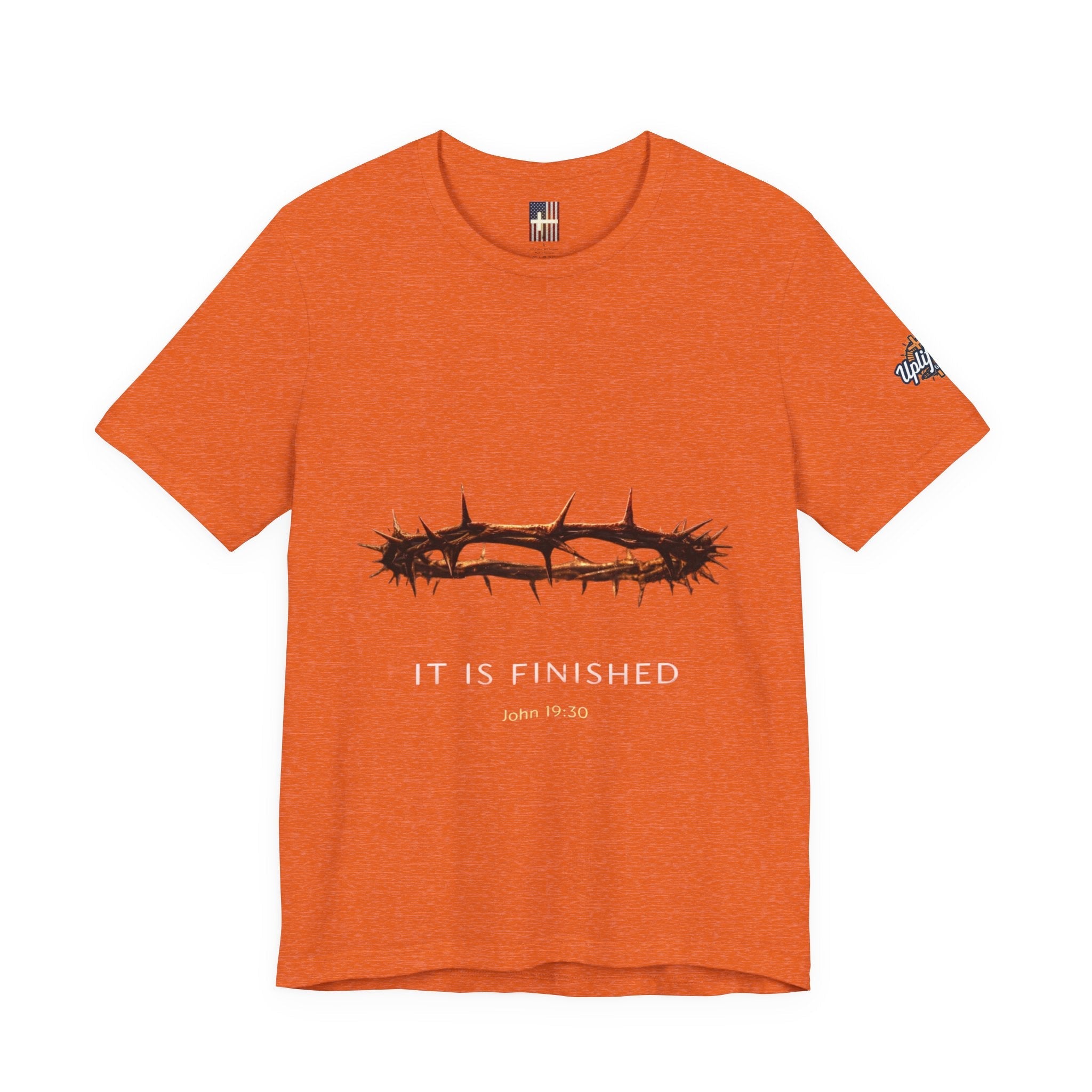It Is Finished Crown of Thorns Tee — Christian John 19:30 Faith Shirt Printify