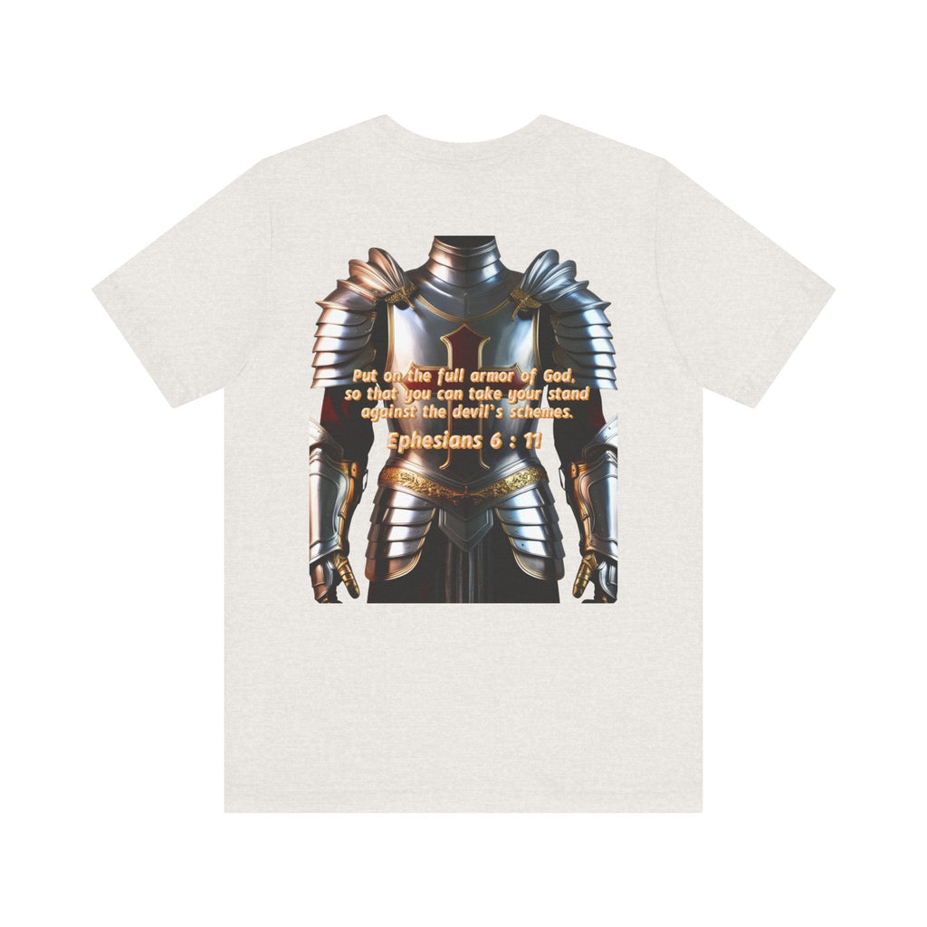 Religious Graphic Armor Of God Design - Unisex Jersey Short Sleeve Tee Printify