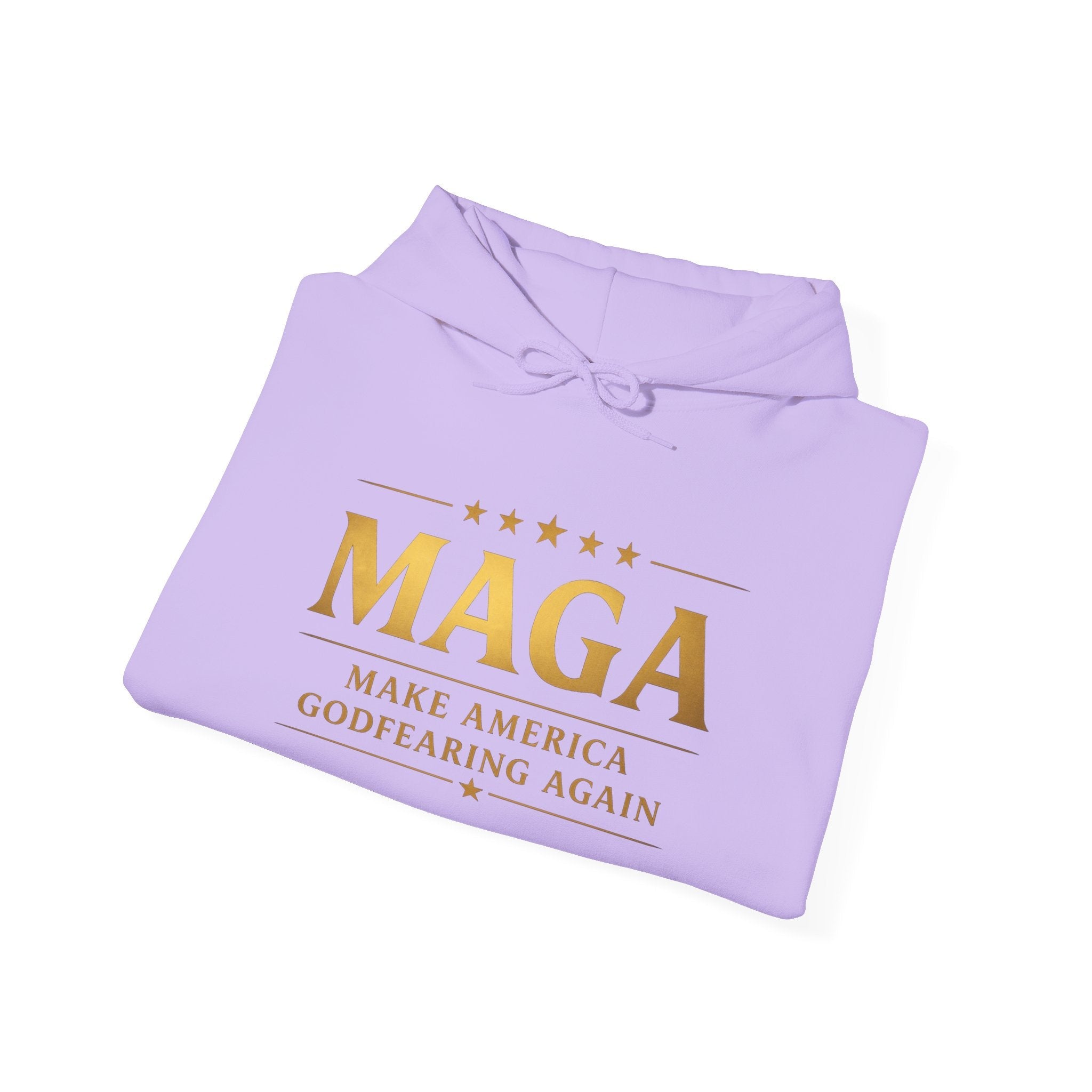 Hoodie - MAGA "Make America Godfearing Again" Political Graphic Hoodie Printify