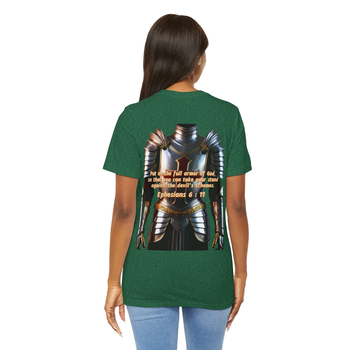 Religious Graphic Armor Of God Design - Unisex Jersey Short Sleeve Tee Printify