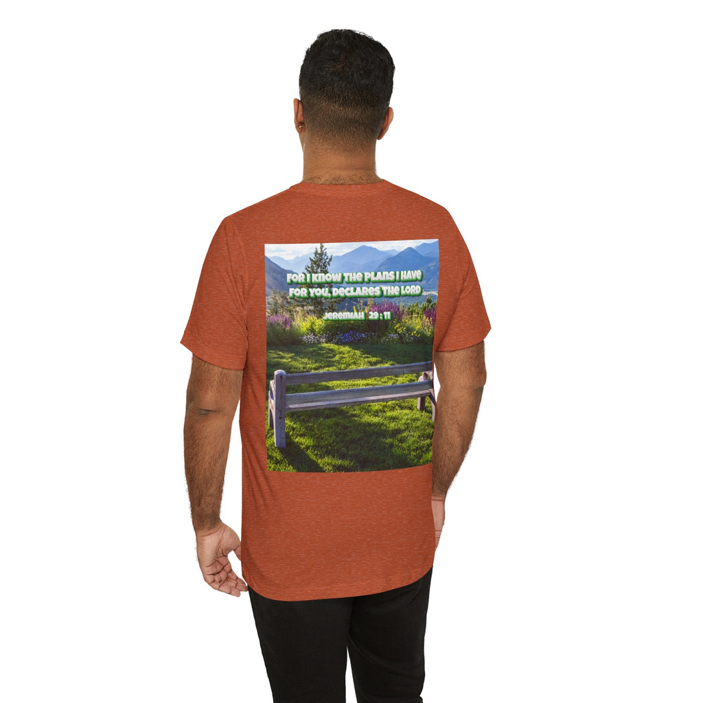 Bible Verse Unisex Tee - Jeremiah 29 : 11 Printify