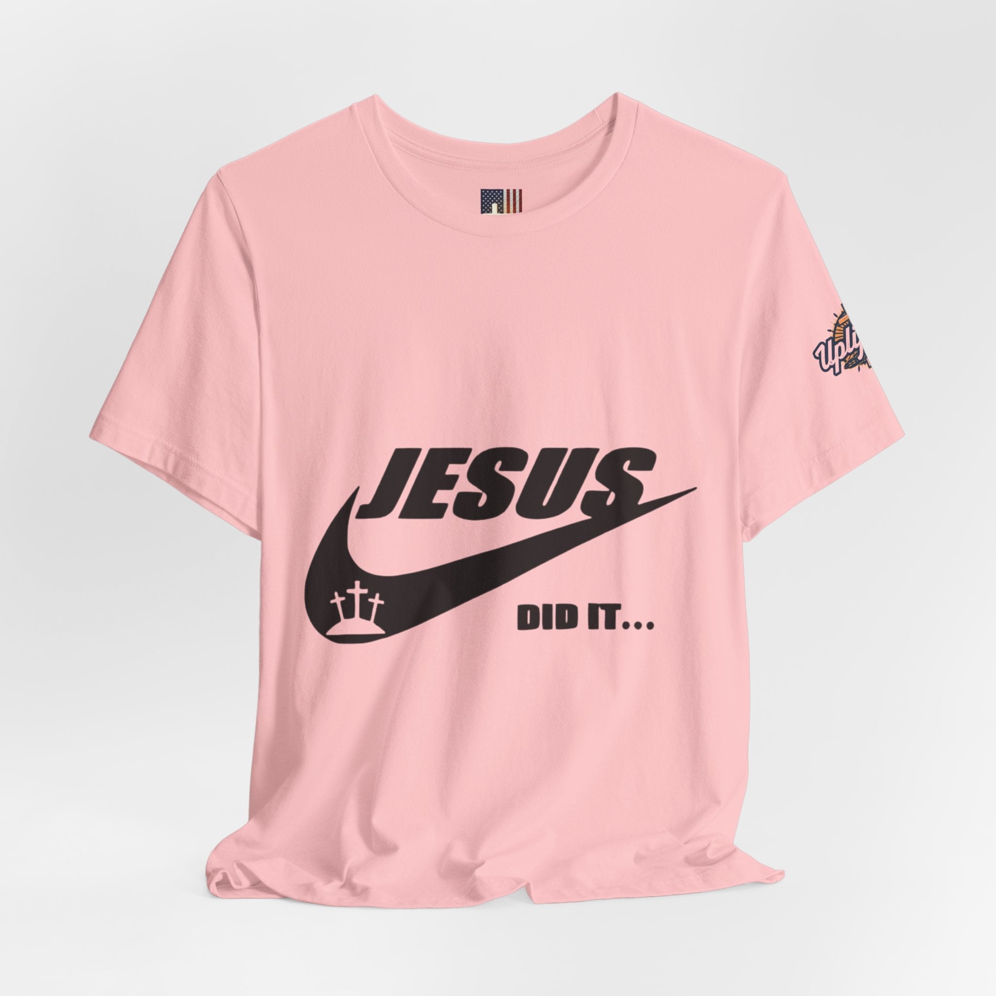 Jesus Did It T-shirt - Funny Christian Parody T-shirt - Faith & Victory Apparel Printify