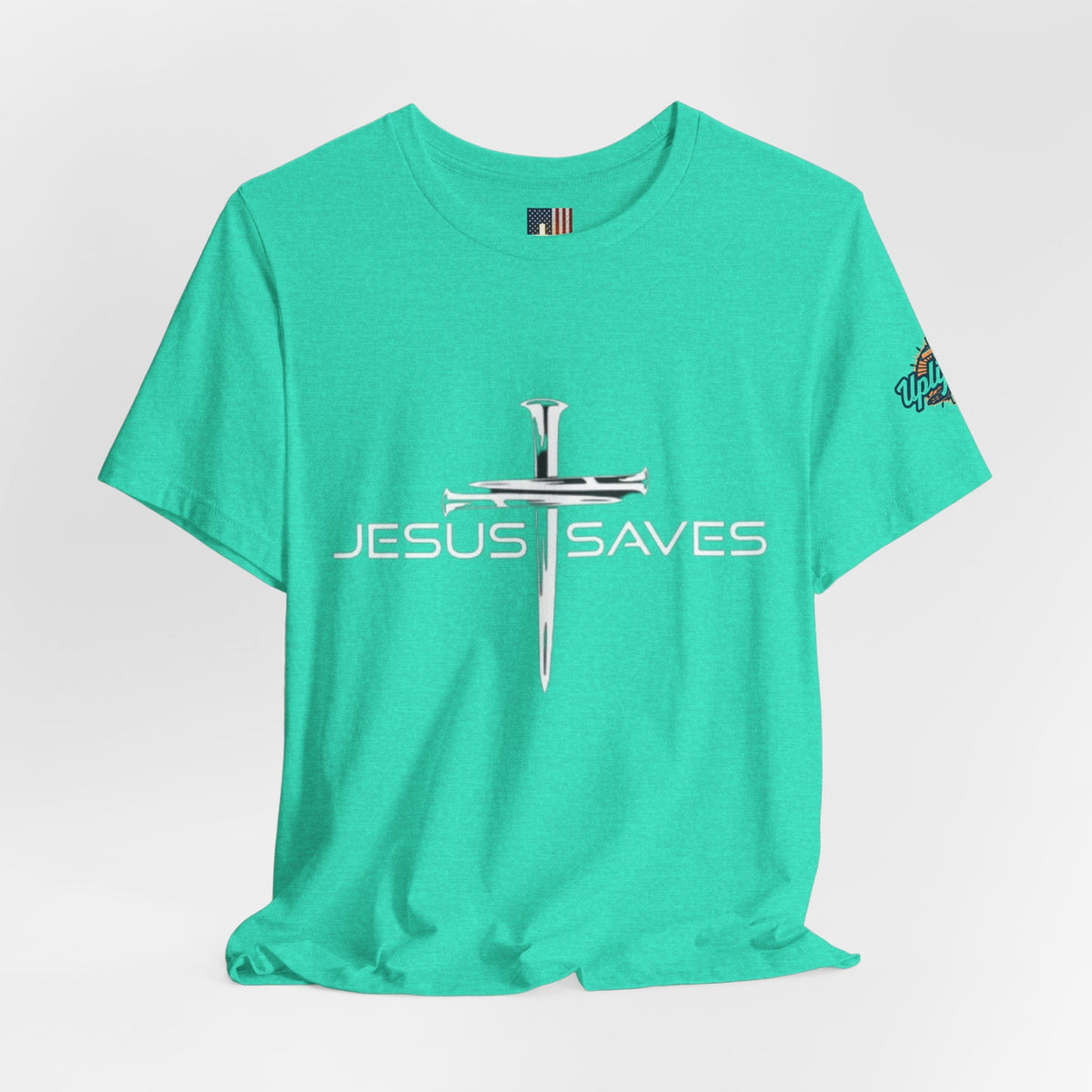 Copy of Jesus Saves T-shirt – 3 Nails Crucifix Cross Christian T-shirt for Redemption Faith & Bold Salvation Printify