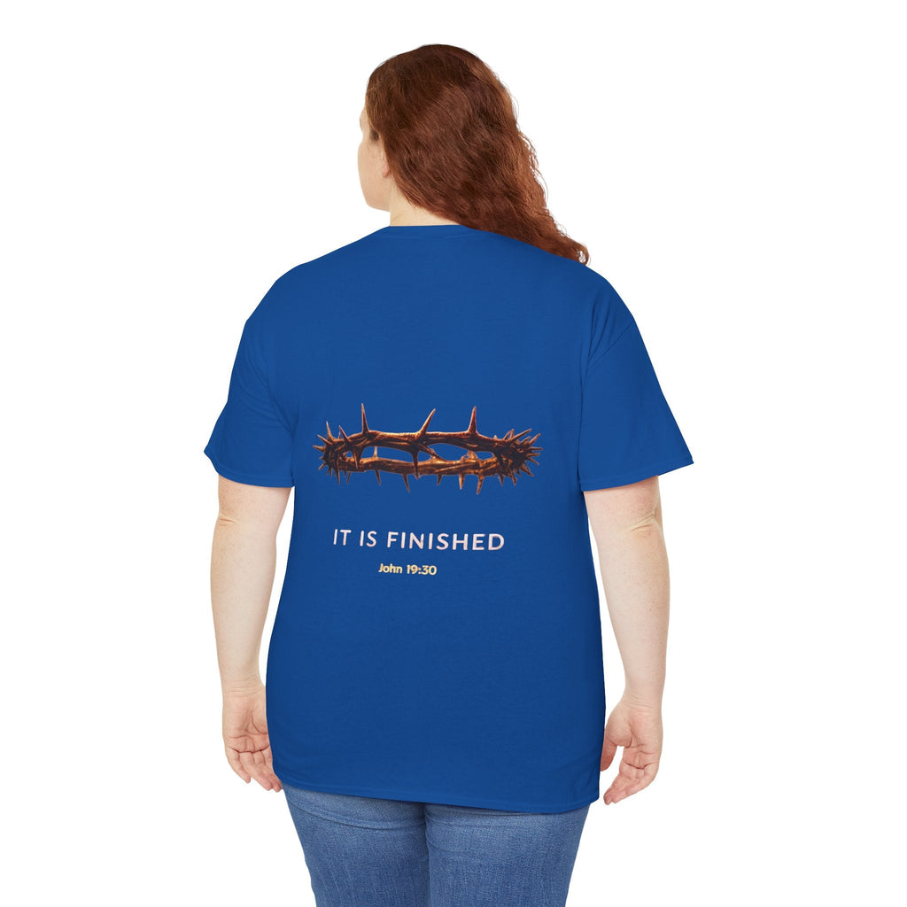 It Is Finished Crown of Thorns Tee — Christian John 19:30 Faith Shirt Printify