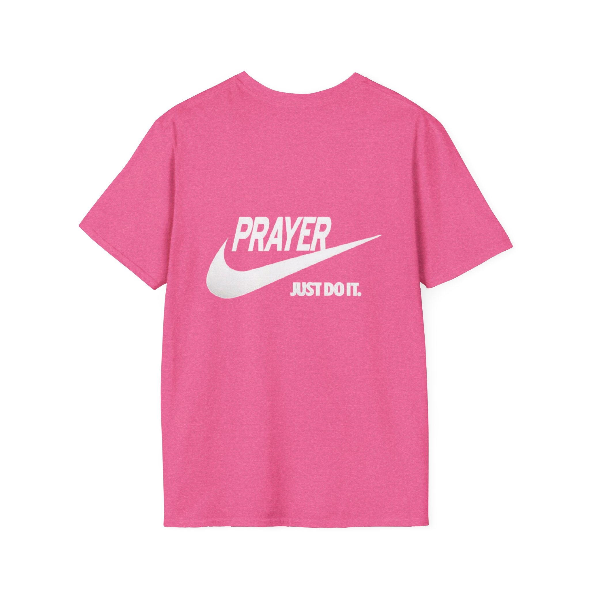 Prayer Just Do It T-shirt - Funny Christian Nike Parody T-shirt - Faith Gear Printify