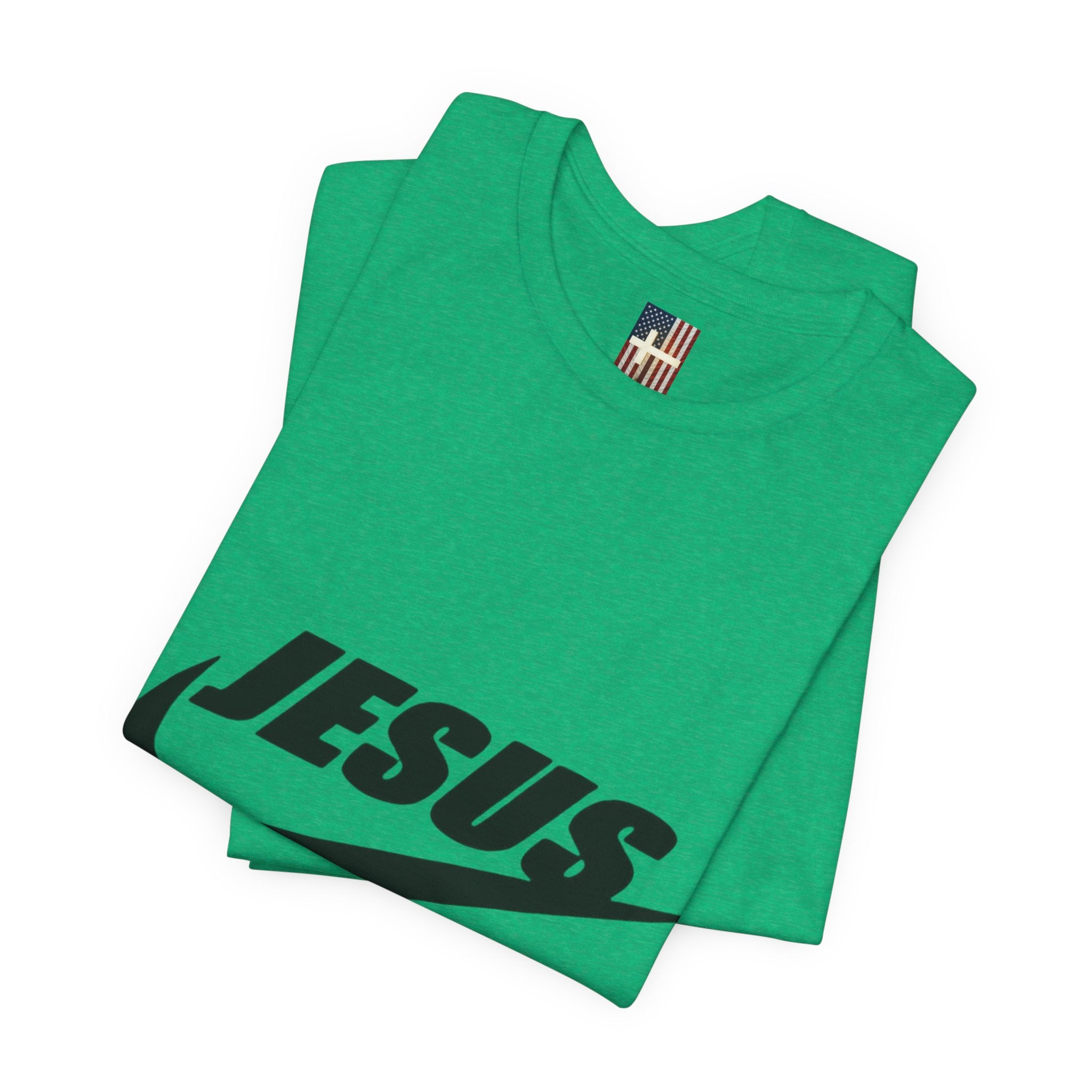 Jesus Did It T-shirt - Funny Christian Parody T-shirt - Faith & Victory Apparel Printify
