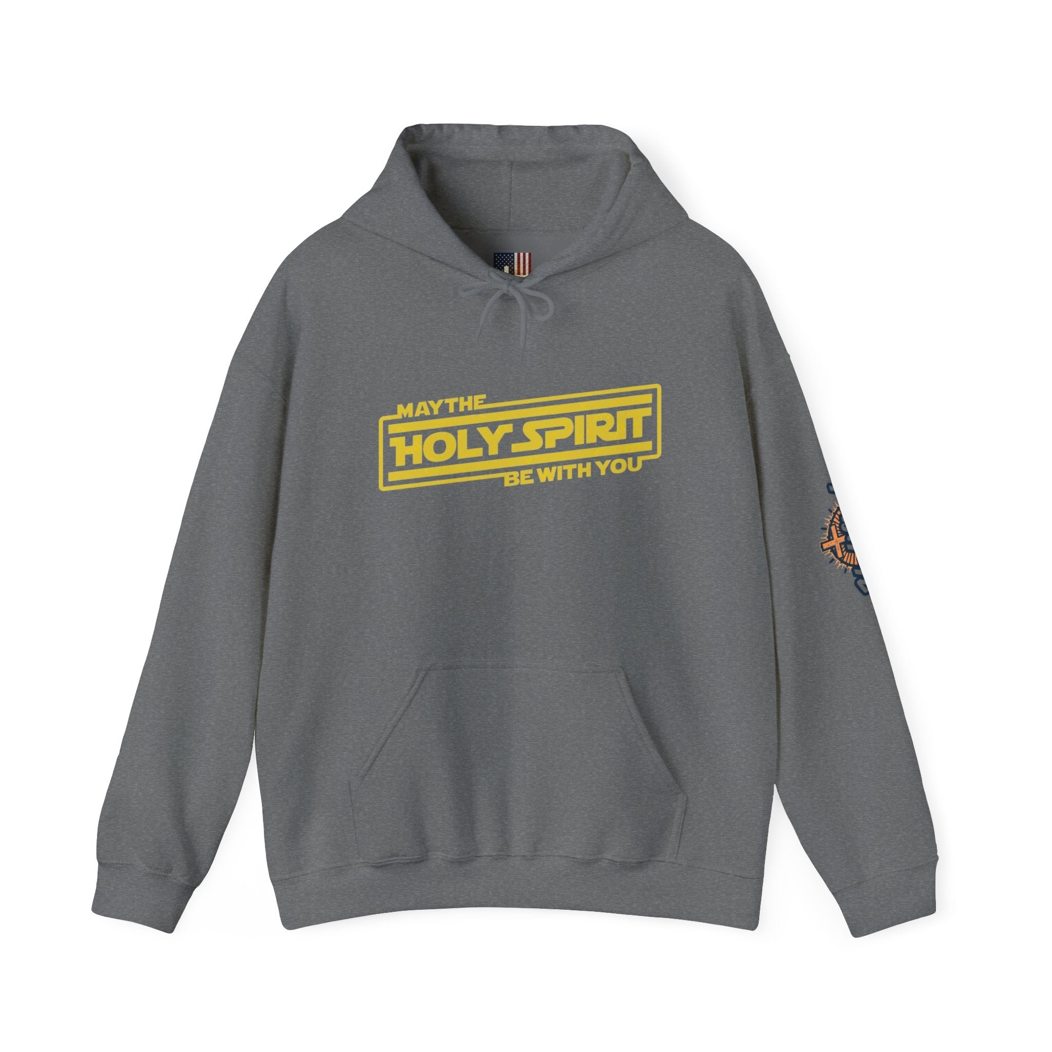 May the Holy Spirit Be With You Hoodie - Christian Star Wars Parody Hoodie Printify