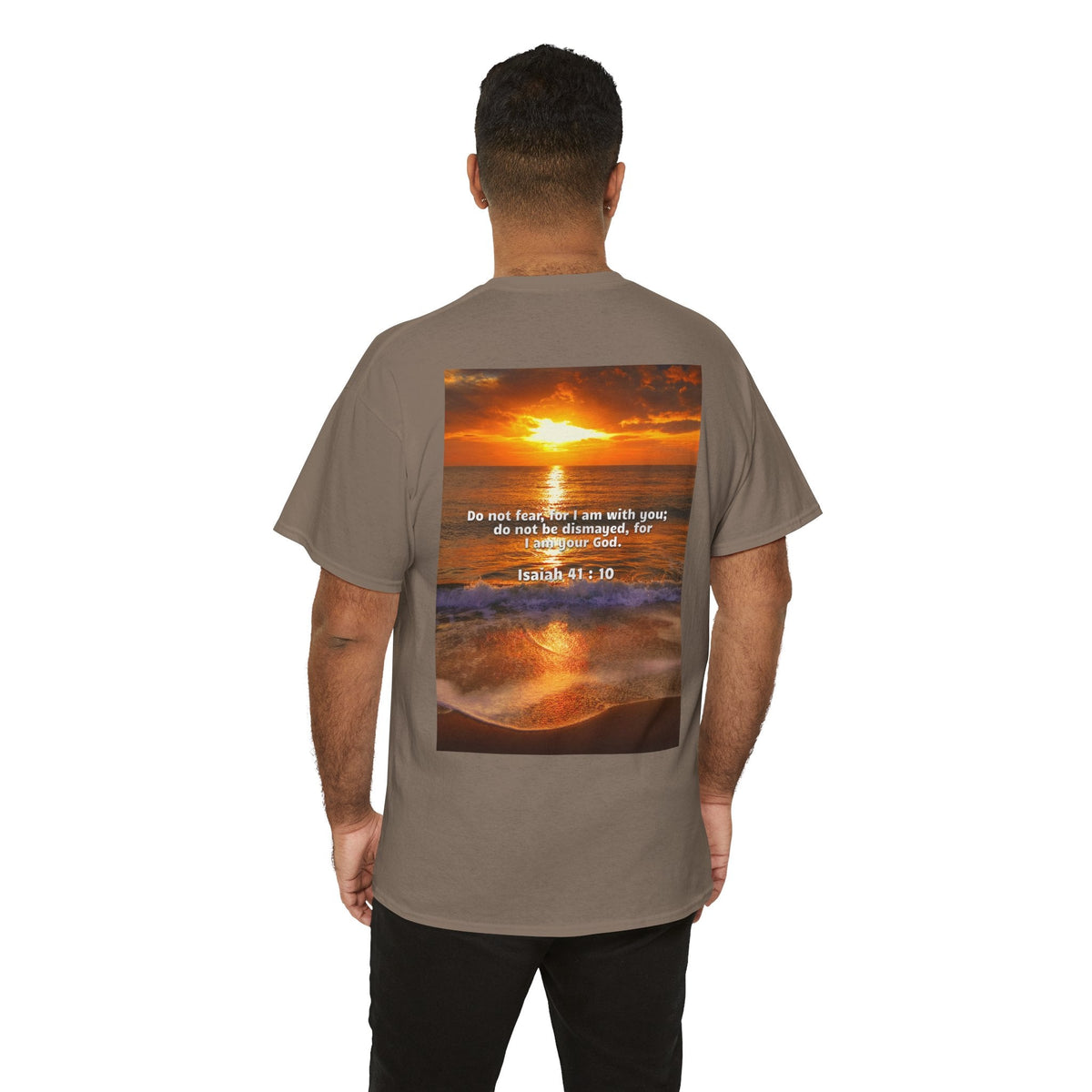 Bible Verse Unisex Tee -  Isaiah 41 : 10 Printify