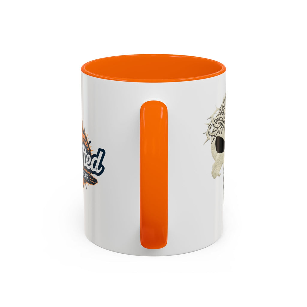 Christian Skull Coffee Mug — Crown of Thorns “Warrior Faith” (11/15 oz) Printify