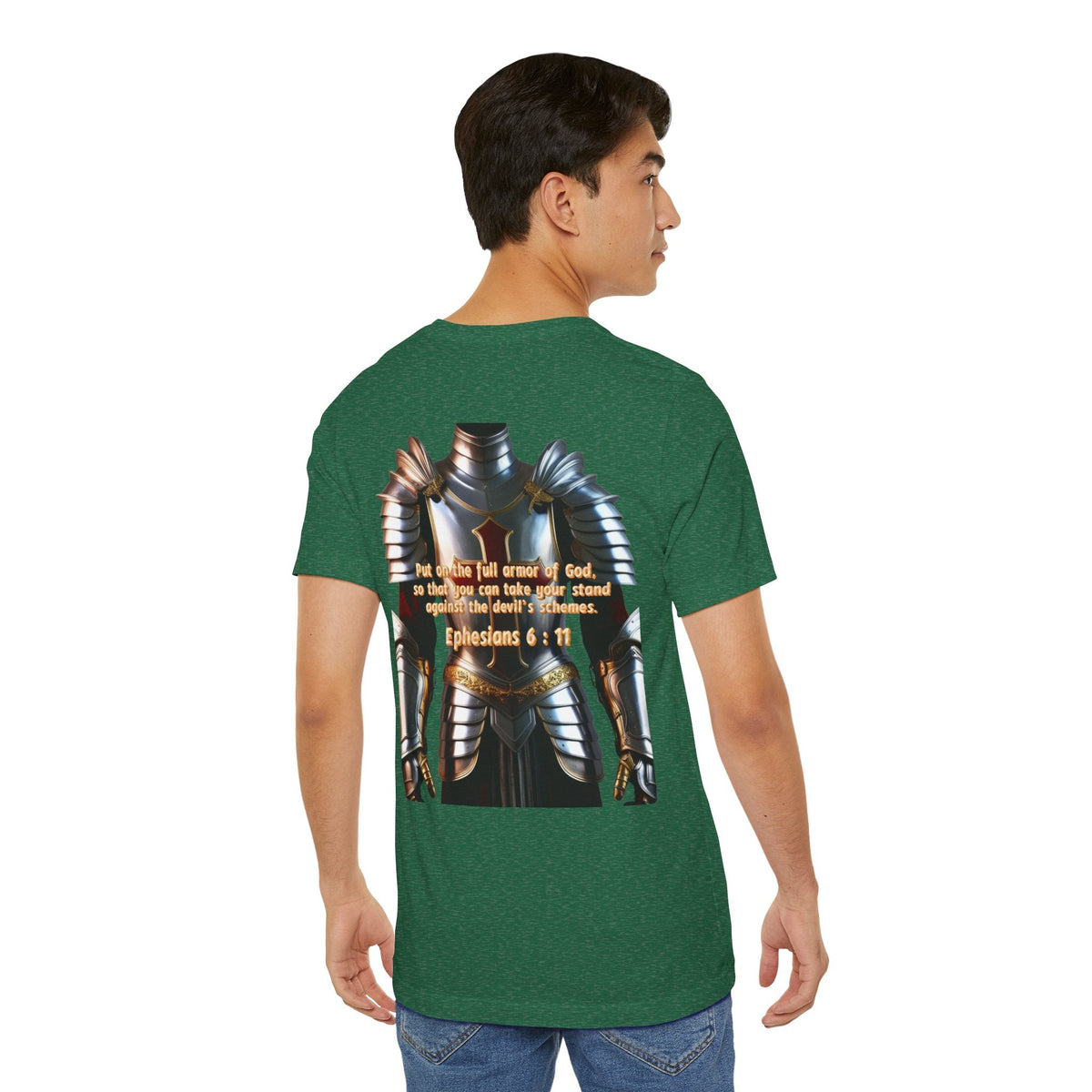 Religious Graphic Armor Of God Design - Unisex Jersey Short Sleeve Tee Printify