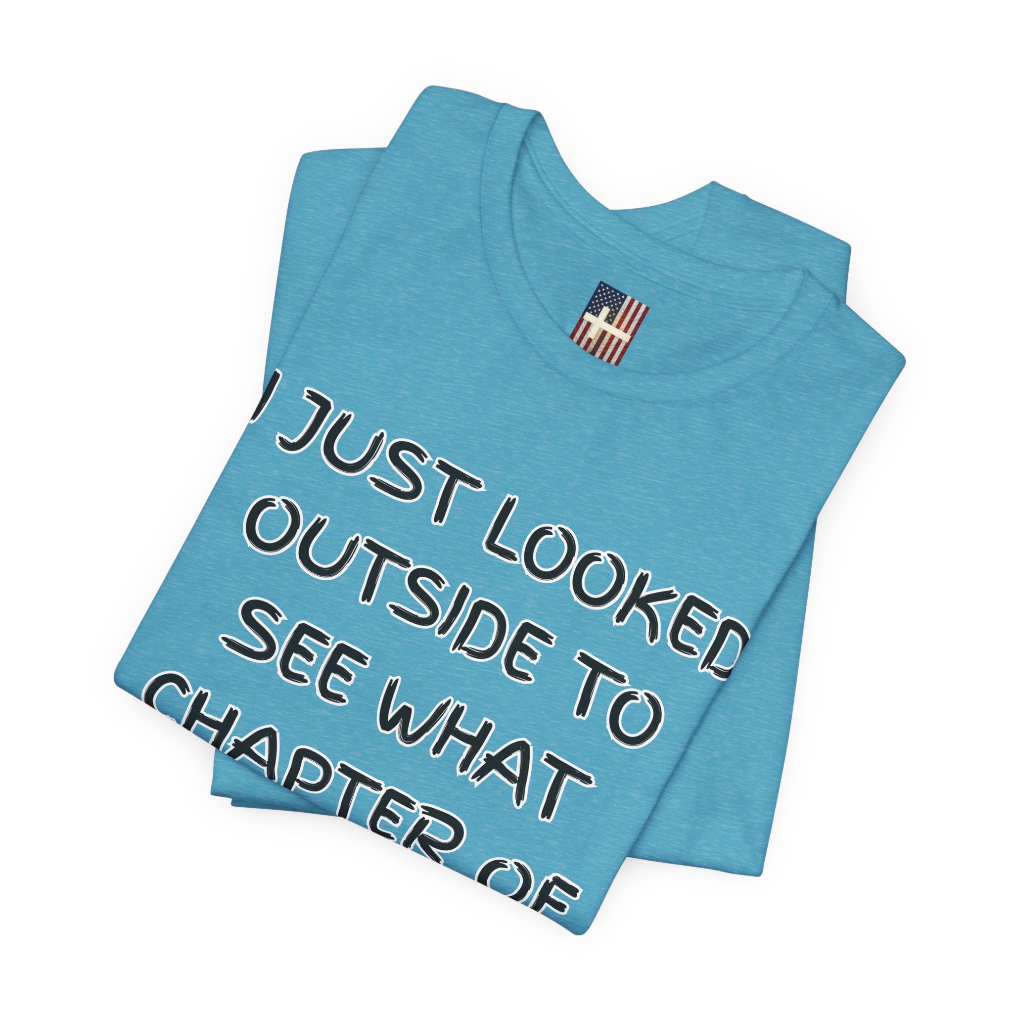 What Chapter of Revelation T-shirt – I Looked Outside My Window Christian T-shirt for End Times Humor & Faith Printify