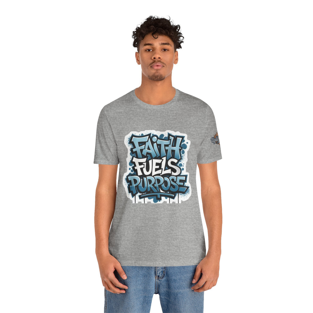 Faith Fuels Purpose T-shirt – Inspirational Christian T-shirt for Divine Drive & Unstoppable Belief Printify