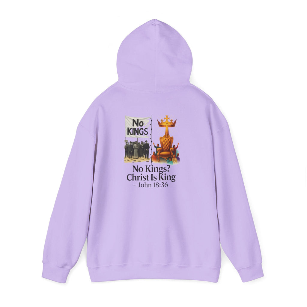 No Kings? Christ is King Hoodie – Bold Christian Hoodie for Sovereign Faith Printify