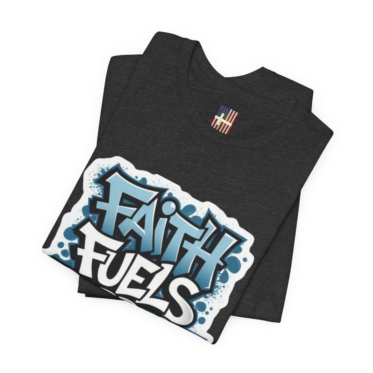 Faith Fuels Purpose T-shirt – Inspirational Christian T-shirt for Divine Drive & Unstoppable Belief Printify