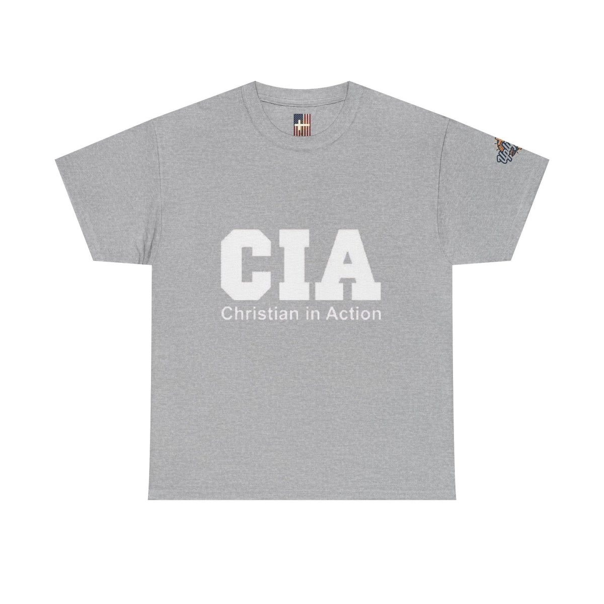 CIA Christian in Action T-shirt - Funny Faith Parody T-shirt - Mission Ready Apparel Printify
