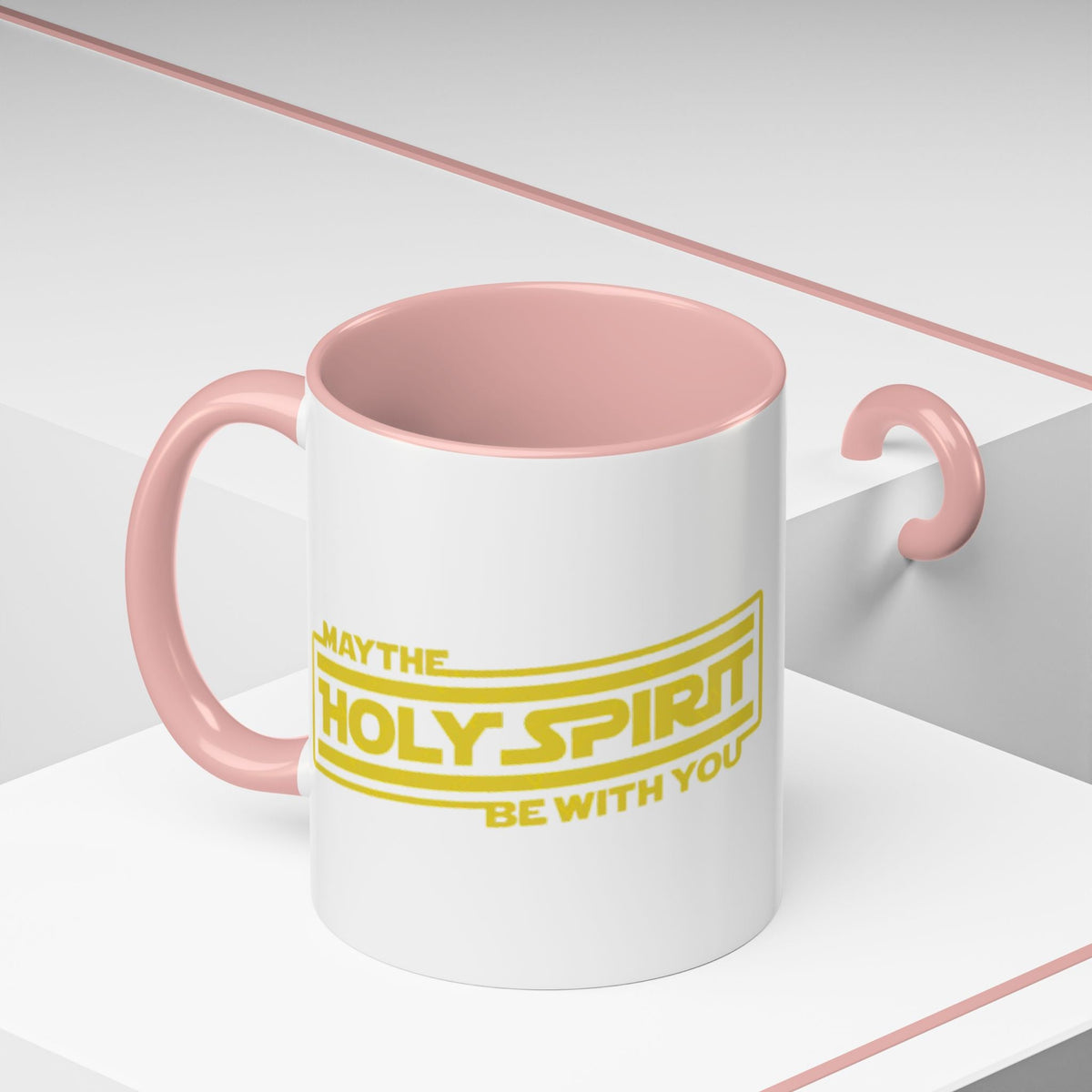 May the Holy Spirit Be With You Coffee Mug — Christian Star Wars Parody (11/15 oz) Printify