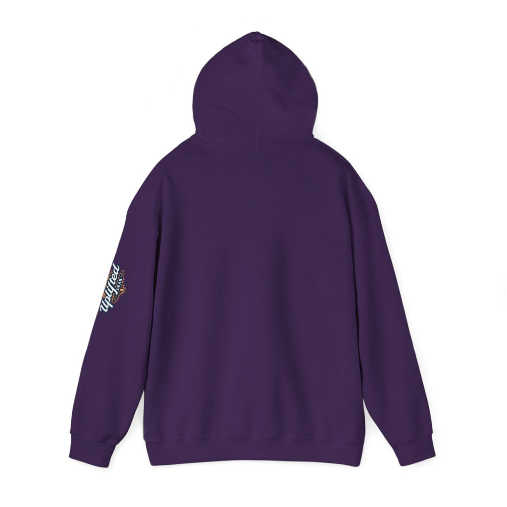 Under Armor Logo Hoodie — Black Athletic Pullover Printify