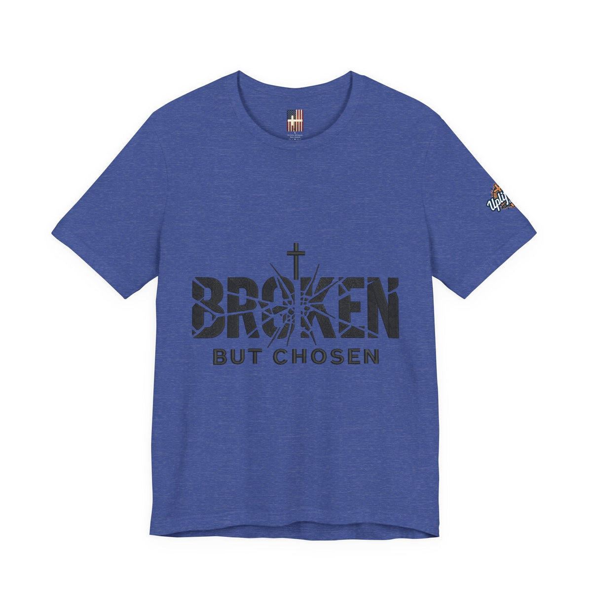 Broken But Chosen T-Shirt — Inspirational Faith Graphic Tee Printify