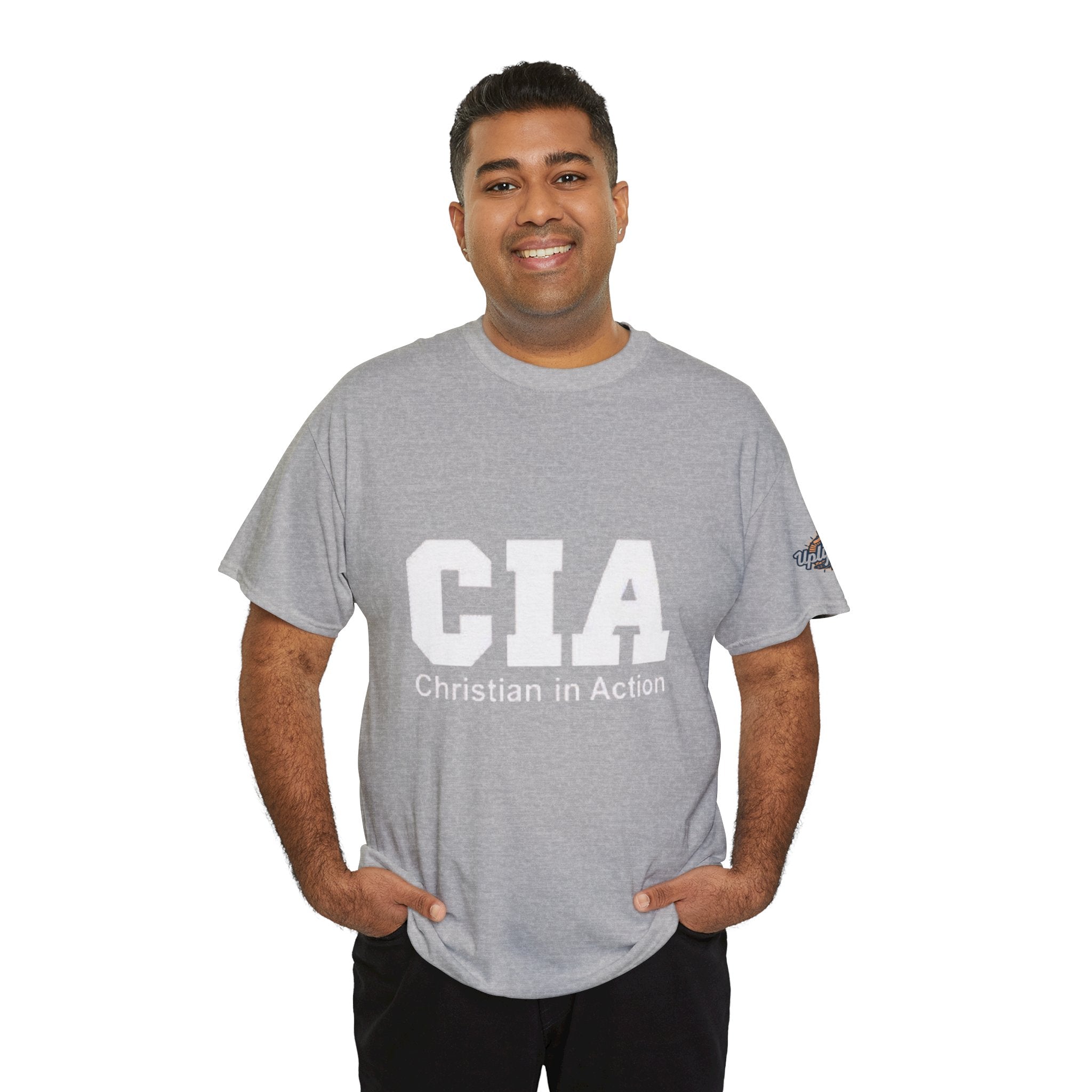 CIA Christian in Action T-shirt - Funny Faith Parody T-shirt - Mission Ready Apparel Printify
