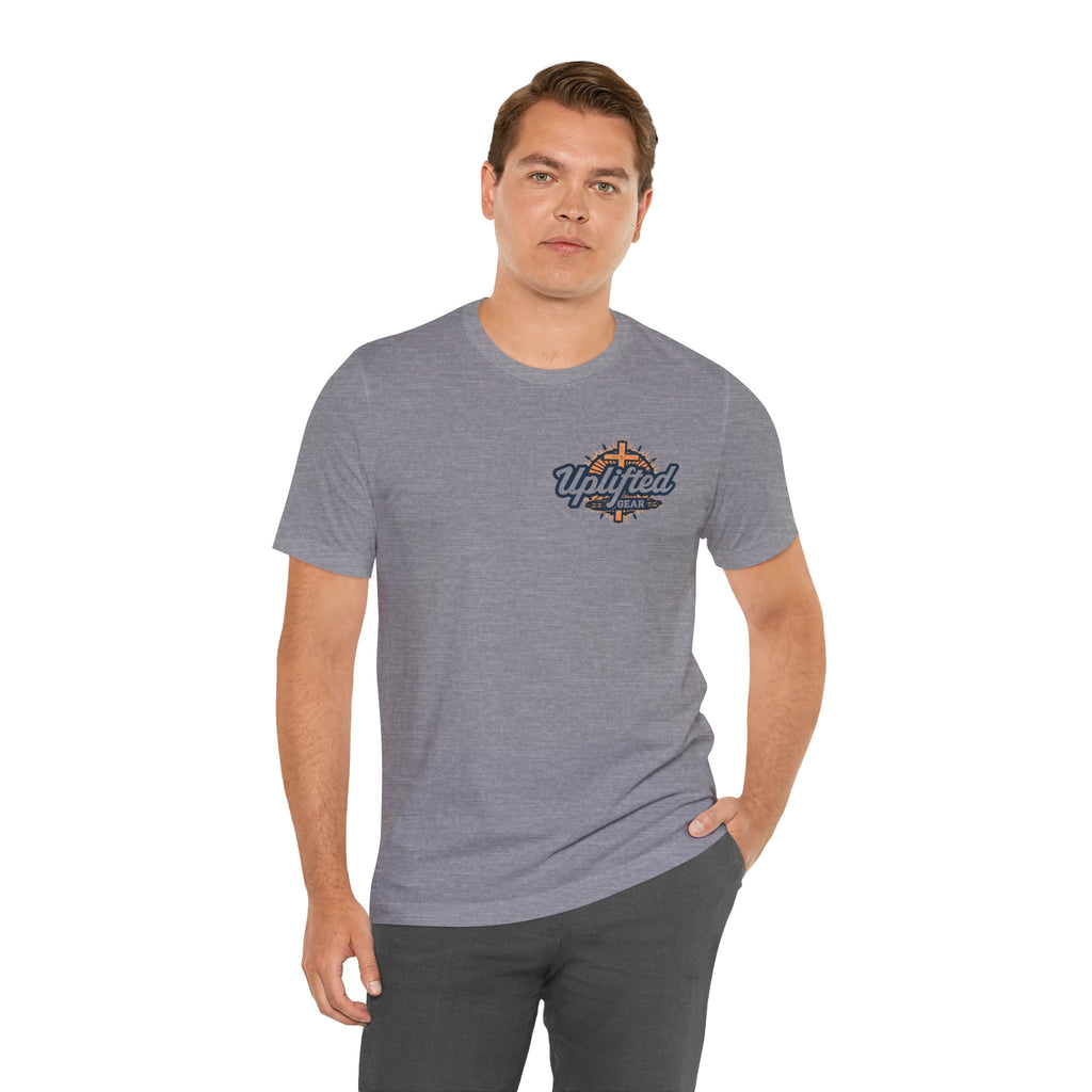 Religious Graphic Tee with Armor Of God Design Unisex Jersey Short Sleeve Tee Printify