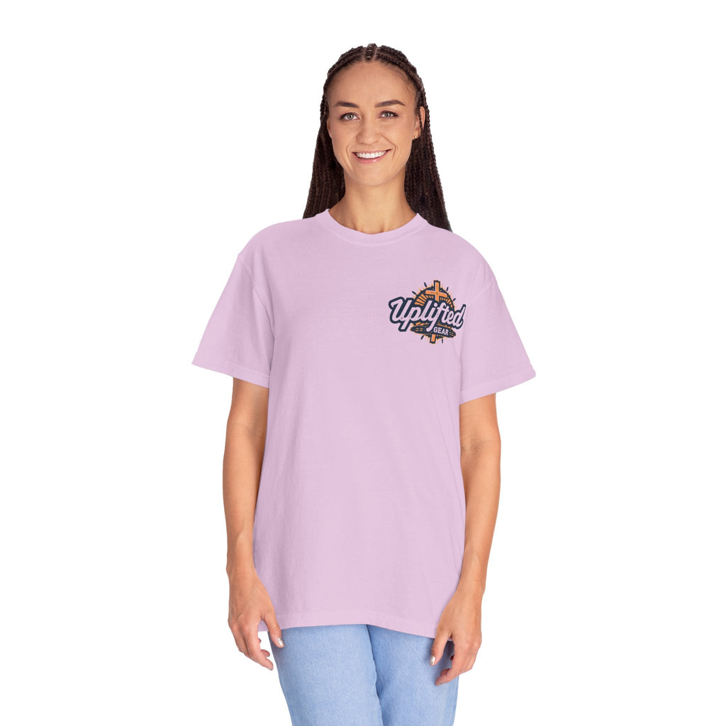 Trust in The Lord Proverbs 3:5-6 Biblical Design Unisex Garment-Dyed T-shirt Printify