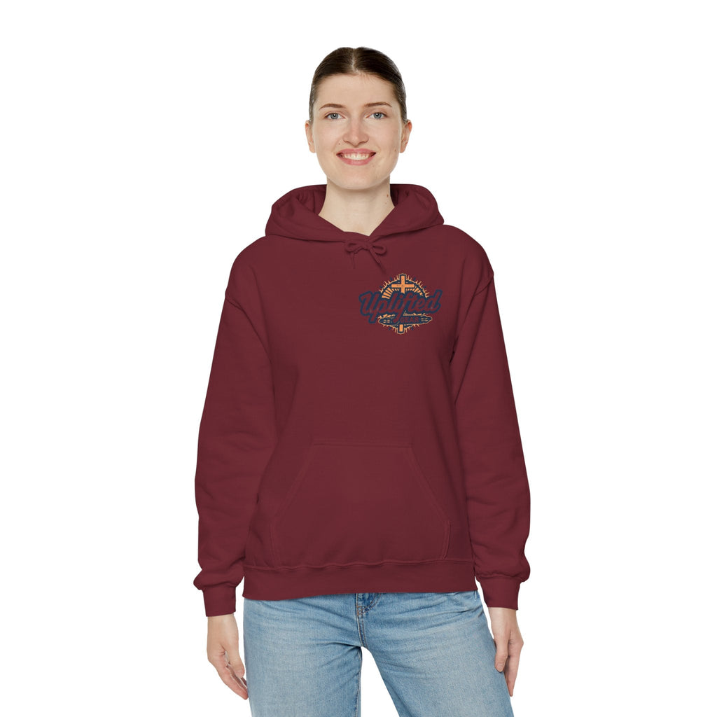 Jesus is King Hoodie – Bold Crown & Cross Christian Sweatshirt for Eternal Reign & Cozy Faith Printify